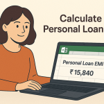 How to Calculate Personal Loan EMI using Excel